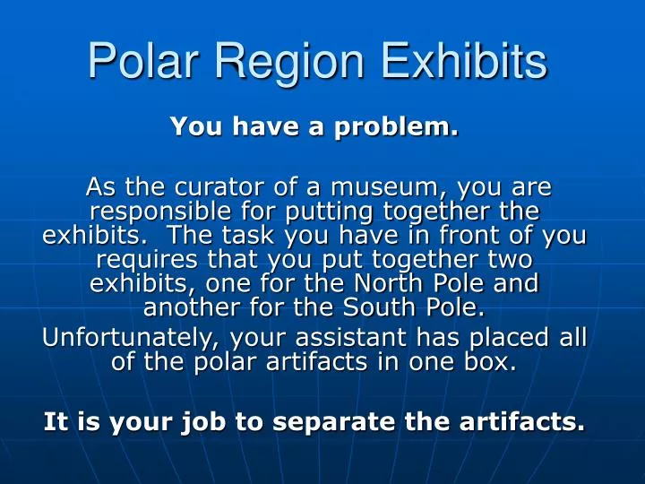 polar region exhibits