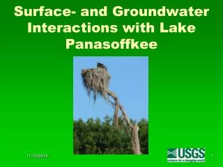 Surface- and Groundwater Interactions with Lake Panasoffkee