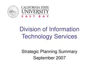 Division of Information Technology Services