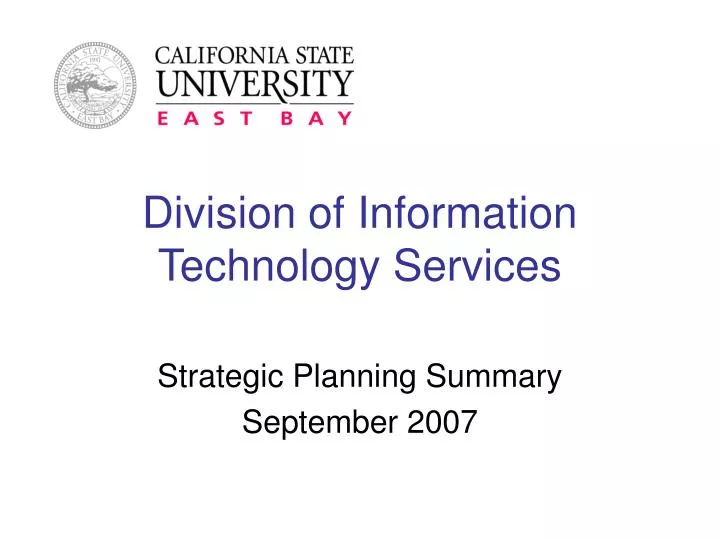 division of information technology services