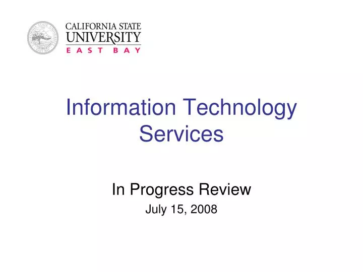information technology services