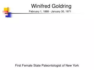 Winifred Goldring