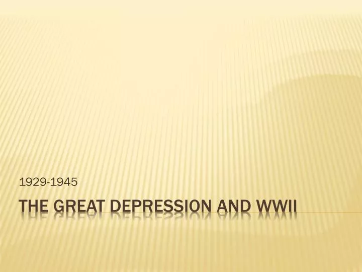 1929 1945