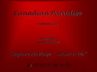 canadian paradise
