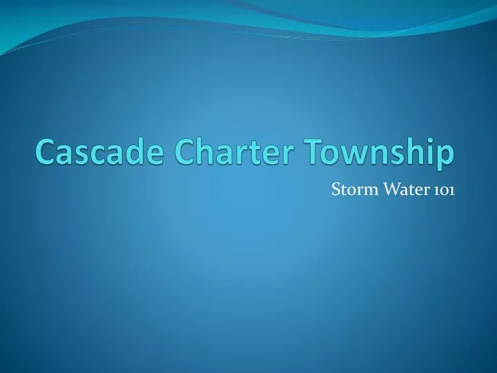 cascade charter township