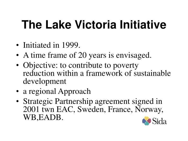 the lake victoria initiative