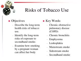 Risks of Tobacco Use
