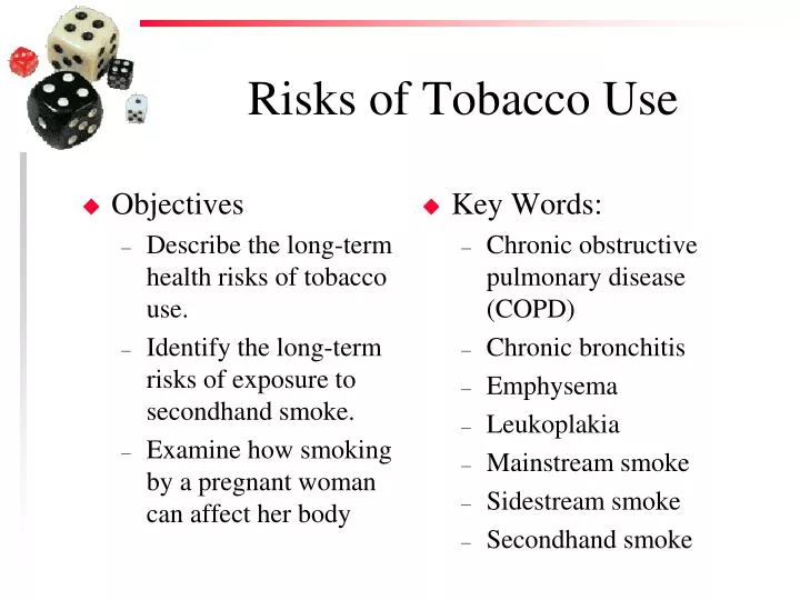 risks of tobacco use