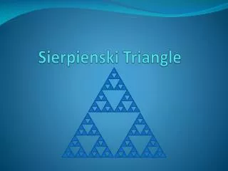 Sierpienski Triangle