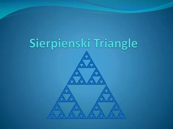 sierpienski triangle