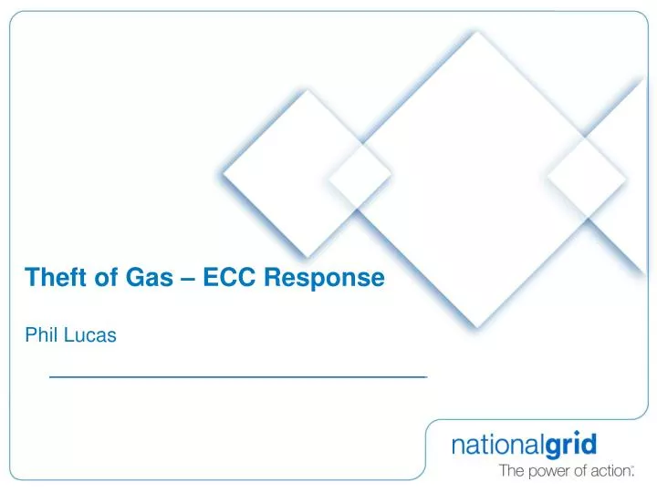theft of gas ecc response