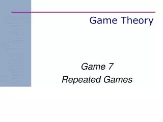 Game Theory