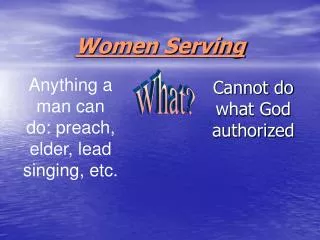 Women Serving