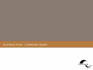 business plan company name