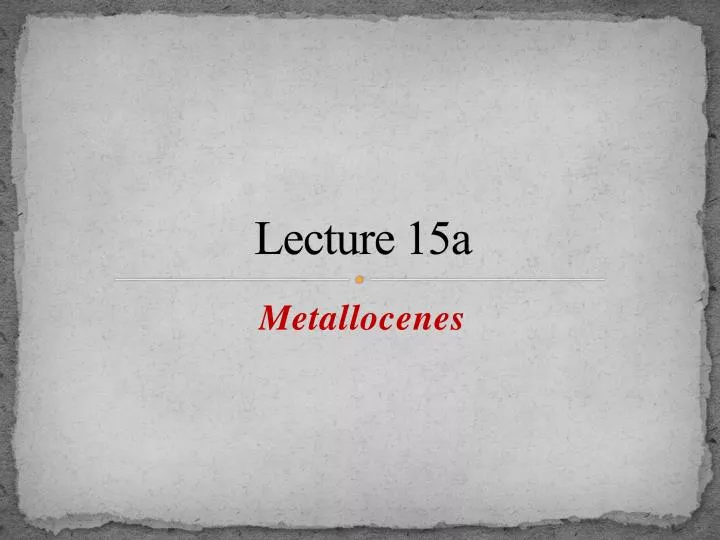 lecture 15a