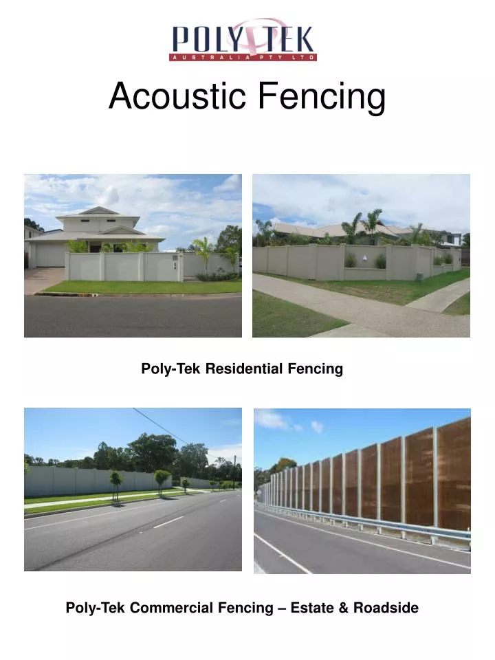 acoustic fencing