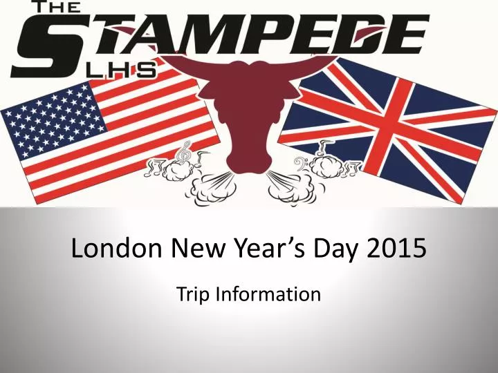 london new year s day 2015