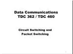 Data Communications TDC 362 / TDC 460