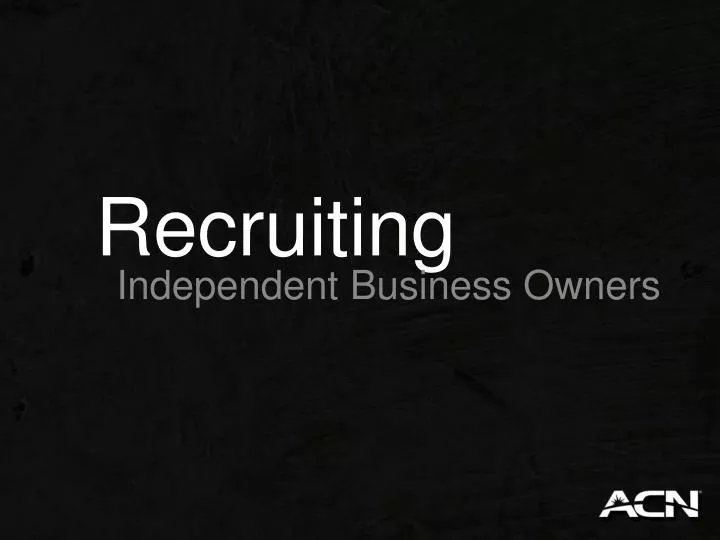 recruiting