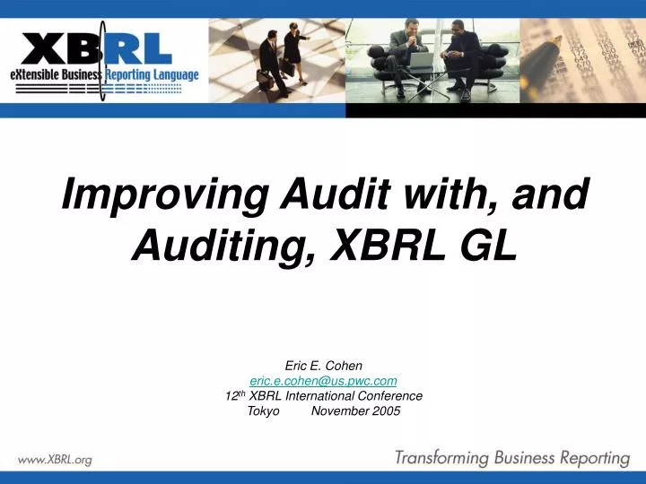 improving audit with and auditing xbrl gl