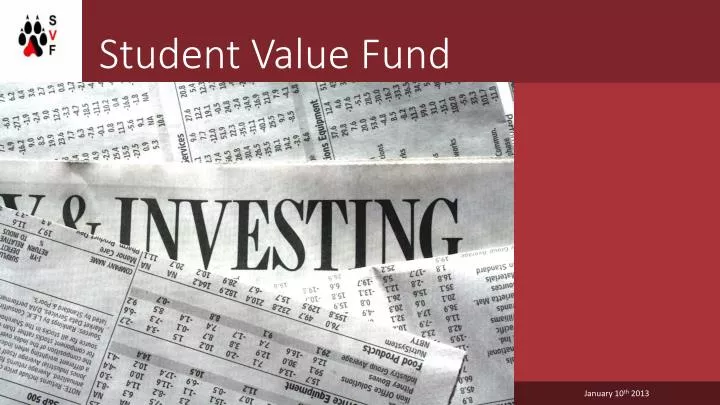 student value fund