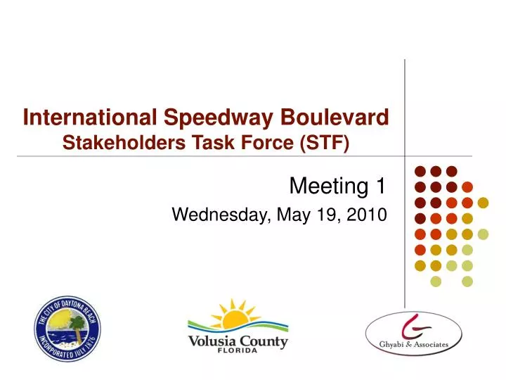 international speedway boulevard stakeholders task force stf