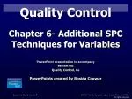 Quality Control - slide 1