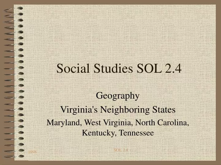 social studies sol 2 4