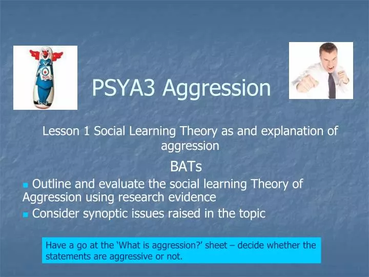 psya3 aggression
