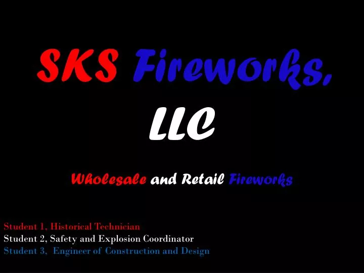 sks fireworks llc