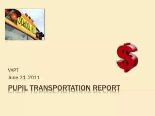 Pupil Transportation Report