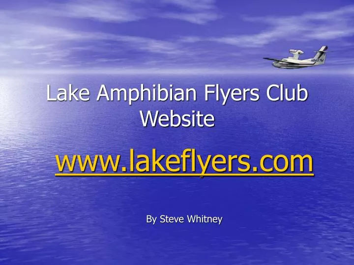 lake amphibian flyers club website