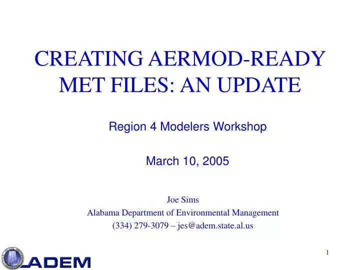 creating aermod ready met files an update