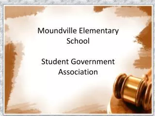 Moundville Elementary School Student Government Association