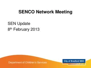 SENCO Network Meeting