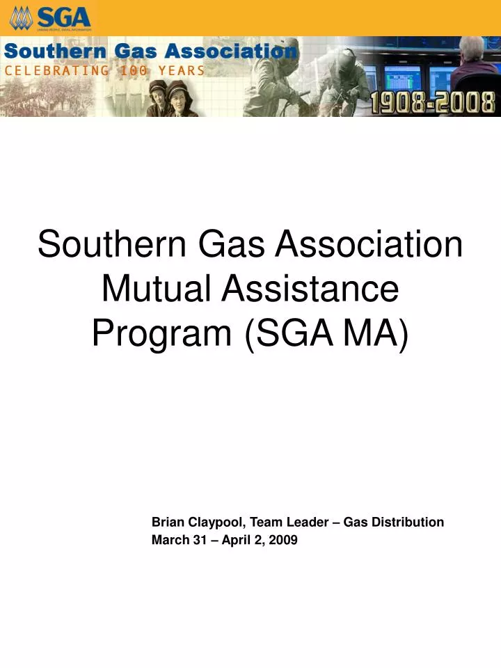 southern gas association mutual assistance program sga ma