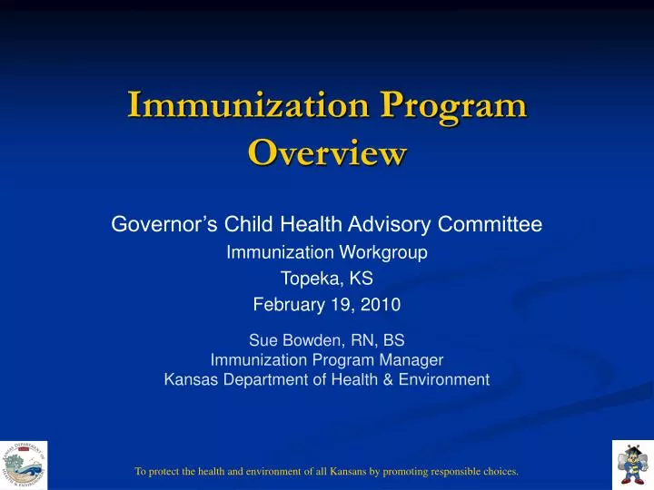 immunization program overview