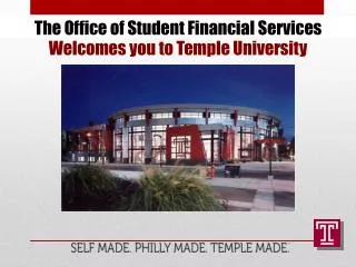 The Office of Student Financial Services