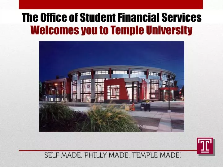 the office of student financial services