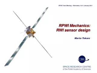 RPWI Mechanics : RWI sensor design