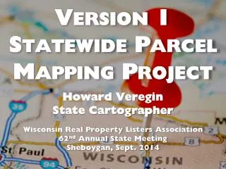 Version 1 Statewide Parcel Mapping Project