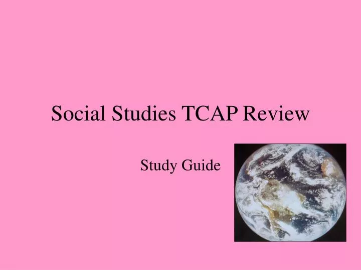 social studies tcap review