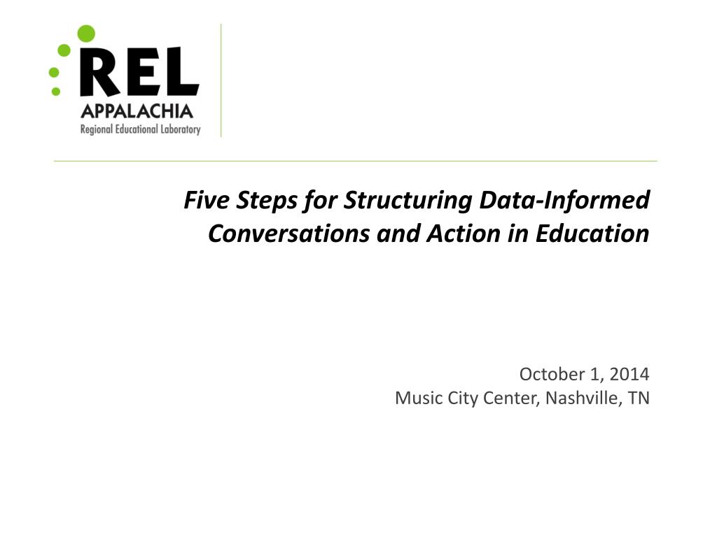 Steps For Structuring Data PPT - Five Steps for Structuring Data -Informed Conversations and ...