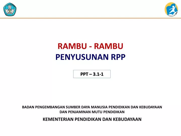 rambu rambu penyusunan rpp