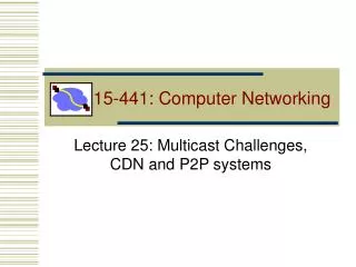 15-441: Computer Networking