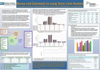 Nurse-Led Outreach to Long Term Care Homes