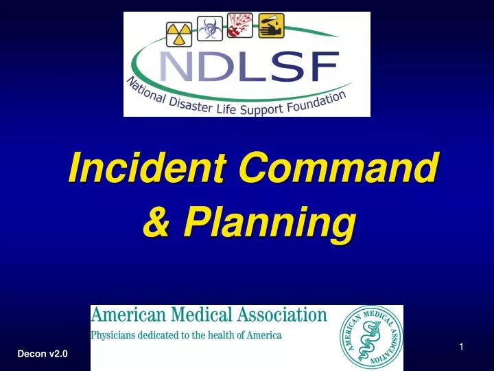 incident command planning