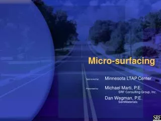 Micro-surfacing