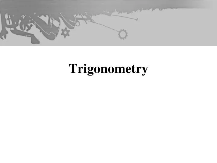 trigonometry