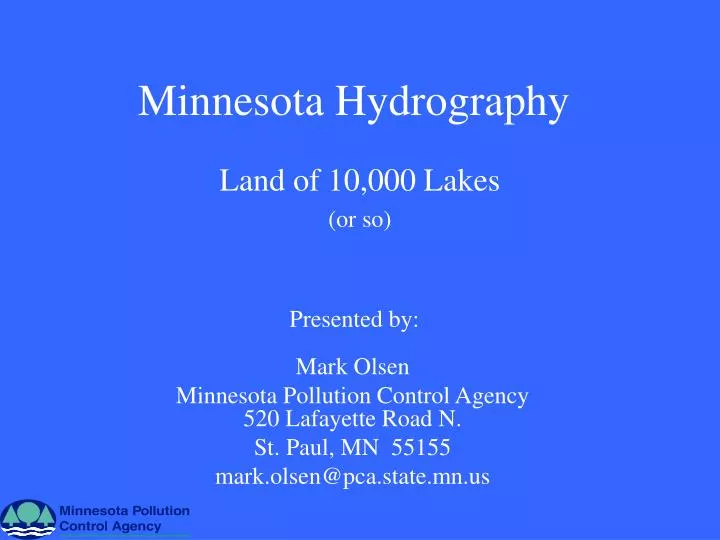 minnesota hydrography